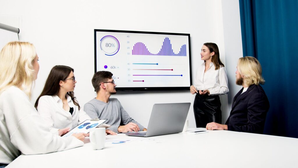 Bellevue business team in an AI consulting meeting