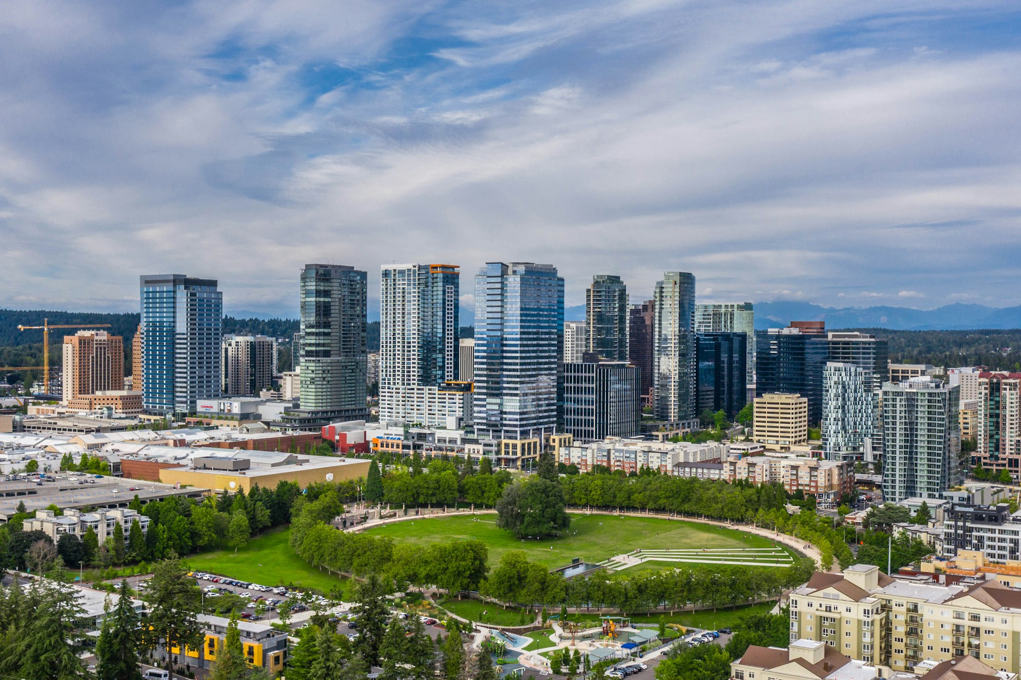 Downtown Bellevue, Washington skyline
